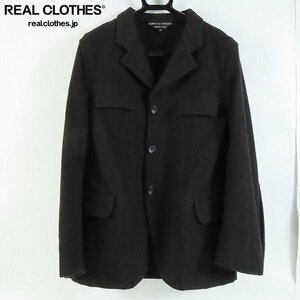 ☆COMME des GARCONS HOMME PLUS/コムデギャルソンオムプリュス ツイード インサイドアウト サイド シーム ジャケット /M /060