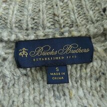 ☆BROOKS BROTHERS/ブルックスブラザーズ ジップアップ ニット セーター/S /080_画像3