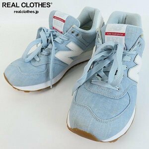 NEW BALANCE/ニューバランス LIGHT BLUE スニーカー ML574YLF/27.5 /080