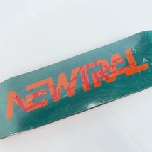 【未開封】NEWTRAL ISLAND SKATE/ニュートラル アイランド スケーターズ スケートボード デッキ グリーン 同梱×/D1X_画像3