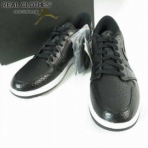 【未使用】NIKE/ナイキ Air Jordan 1 Low Golf /エアジョーダン1 ロー ゴルフ Black Crocodile SkinDD9315-003/29 /080