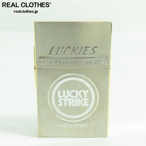 ZIPPO/ジッポー 1933 レプリカ ファースト レプリカ LUCKY STRIKE シリアルナンバー入り シルバー×ゴールド /LPL