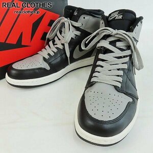 NIKE/ナイキ AIR JORDAN 1 RETRO HIGH OG/エアジョーダン SHADOW 555088-014/27 /080