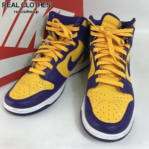 NIKE/ナイキ Dunk High Retro Lakers ナイキ ダンク ハイ レトロ レイカーズ DD1399-500/28 /080