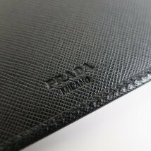 PRADA/プラダ サフィアーノレザー 三つ折り財布 /000_画像6