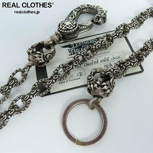 【ギャラ付き】LEATHERS & TREASURES/レザーズアンドトレジャーズ De-les chanlink wallet chain/ウォレットチェーン /000