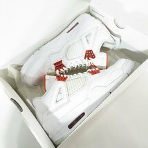 NIKE/ナイキ AIR JORDAN 4 RETRO ORANGE METALLIC/エア ジョーダン 4 レトロ オレンジ メタリック CT8527-118 27 /080_画像9