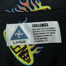 ☆CHALLENGER/チャレンジャー FIREBALL SHIRT ファイアボール柄 半袖シャツ CLG-SH 022-004 /L /LPL_画像3