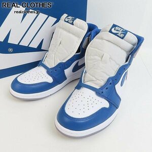 NIKE/ナイキ AIR JORDAN 1 RETRO HIGH OG//エアジョーダン1 レトロ ハイ オリジナル トゥルーブルー DZ5485-410/28.5 /080