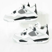 【未使用】NIKE/ナイキ AIR JORDAN 4 RETRO MILITARY BLACK エアジョーダン4 ミリタリー ブラック DH6927-111 27.0 /080_画像4