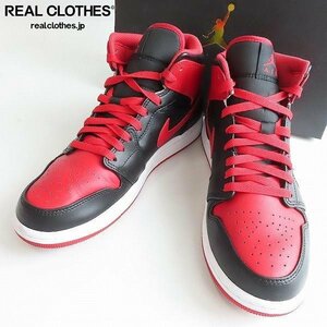 NIKE/ナイキ AIR JORDAN 1 MID BRED TOE/エア ジョーダン 1 ミッド ブレッド トゥ DQ8426-060 26.5 /080