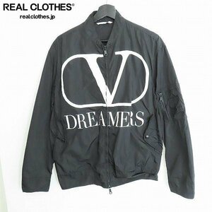 ☆【JPタグ】VALENTINO/ヴァレンティノ VLogo Dreamers/ナイロンジャケット TV0CIF1868K/46 /000