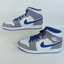 【未使用】NIKE/ナイキ AIR JORDAN 1 Mid True Blue/エアジョーダン1 トゥルーブルー DQ8426-014/28.5 /080_画像4