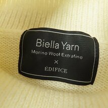 ☆EDIFICE/エディフィス Biella Yarn/ビエラヤーン タートルネックニット/M /060_画像3