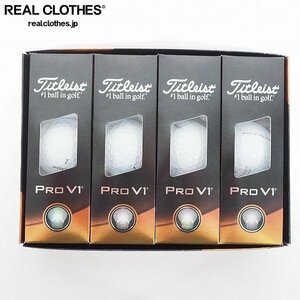 【未使用】Titleist/タイトリスト PRO V1 ゴルフボール ホワイト 1ダース /000