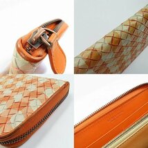 BOTTEGA VENETA/ボッテガヴェネタ イントレチャート/イントレ ラウンドジップ ロングウォレット/長財布 /000_画像9