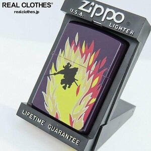 ZIPPO/ジッポー 横尾忠則デザイン 宮本武蔵 巌流島の戦い 漆塗り 1998年製 /LPL