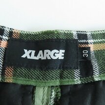 XLARGE/エクストララージ チェック柄 カーゴパンツ/ワークパンツ/30 /060_画像4