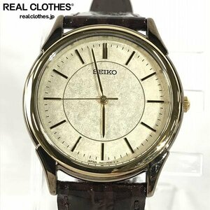 SEIKO/セイコー クロコ型押し牛革ベルト/クォーツ SBTB002/7N01-7140【動作未確認】 /000