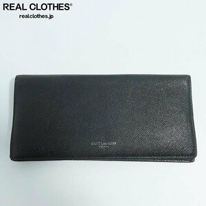 SAINT LAURENT PARIS/サンローラン 二つ折り 長財布 ブラック /LPL