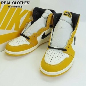 NIKE/ナイキ AIR JORDAN 1 RETRO HIGH OG イエローオークル DZ5485-701/28 /080