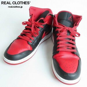 NIKE/ナイキ AIR JORDAN 1 MID BRED TOE/エア ジョーダン 1 ミッド ブレッド トゥ DQ8426-060/28.5 /080