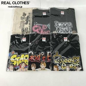 (4)【おまとめ/未開封】STARDOM/スターダム God’s Eye/Queen's Quest 等 女子プロレス トートバッグ/Tシャツ カットソー L /080