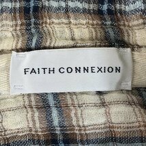 ☆FAITH CONNEXION/フェイスコネクション チェックシャツ フーディ 18-050-316-0002-1-0/L /LPL_画像3