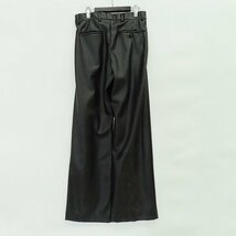 AMIRI/アミリ 23AW Faux leather wide leg pants/フェイクレザーワイドレッグパンツ ブラック/48 /080_画像2