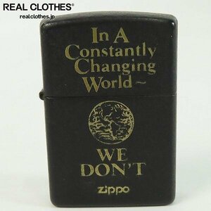 ZIPPO/ジッポー in a constantly changing world we don't 2002年製 /LPL