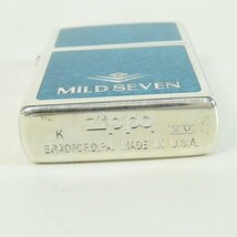 ZIPPO/ジッポー MILD SEVEN/マイルドセブン 懸賞品 ブルーエポ 両面加工 1999年製 /LPL_画像4