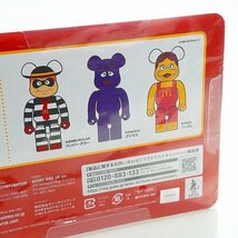 【未開封】メディコムトイ×マクドナルド×ゴジラ BE@RBRICK/ベアブリック ゴジラVSマクドナルド 150％ 4体セット /000_画像8