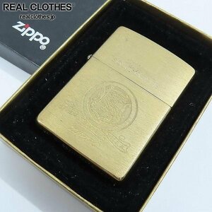 ZIPPO/ジッポー SOLID BRASS/ソリッドブラス ロゴ彫刻 1994年製 /LPL