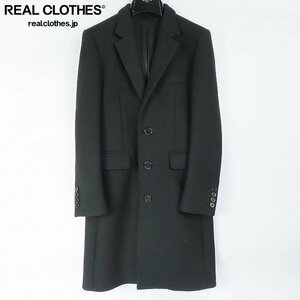 ☆CELINE/セリーヌ DOUBLE-BREASTED TUXEDO CHESTERFIELD/ダブルブレストタキシードチェスターコート2Ｍ025863C/44 /080