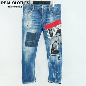 DSQUARED2/ディースクエアード SKATER JEAN デニム ダメージ/ペイント加工 S74LB0528 S30342/46 /060