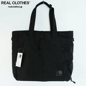 【未使用】karrimor/カリマー 2WAY TRIBUTE TOTE/トリビュート トート/ショルダーバッグ ブラック/501027-9000 /100