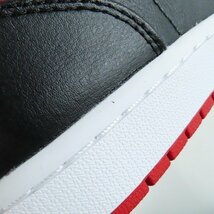 NIKE/ナイキ AIR JORDAN 1 MID BRED TOE/エア ジョーダン 1 ミッド ブレッド トゥ DQ8426-060/26.5 /080_画像8