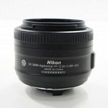 【難あり】Nikon/ニコン AF-S DX NIKKOR 35mm 1:1.8G 単焦点レンズ カメラ レンズ AF動作確認済み /000_画像8