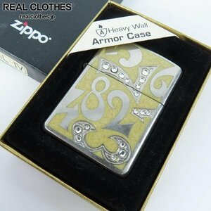 ZIPPO/ジッポー アーマーケース 数字 ストーン付き/2004年製 /LPL