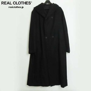 ☆Yohji Yamamoto POUR HOMME/ヨウジヤマモトプールオム 22AW I-HOODED DOUBLE COAT フーデッド ダブル コートHE-C45-542/3 /080