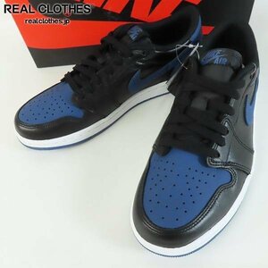 【未使用】NIKE/ナイキ AIR JORDAN 1 RETRO LOW OG MYSTIC NAVY CZ0790-041/26.5 /080