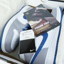 【未使用】NIKE/ナイキ AIR JORDAN 1 Mid True Blue エアジョーダン1 DQ8426-014 26.5 /080_画像7