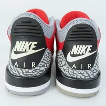 NIKE/ナイキ AIR JORDAN 3 RETRO UNITE FIRE RED エアジョーダン3 ユナイト ファイヤーレッド CK5692-600/26.5 /080_画像2