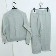 ☆【未使用】NIKE/ナイキ TECH FLEECE N98 フルジップボンバージャケット/パンツ セットアップ FB8009-063/FB8013-063/M /080_画像2