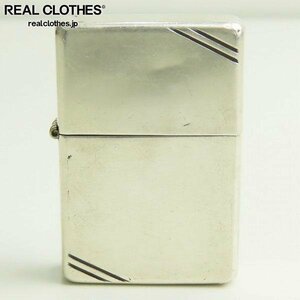 ZIPPO/ジッポー STERLING SILVER/スターリングシルバー ダイアゴナルライン/2000年製 /LPL