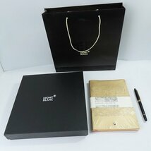 MONTBLANC/モンブラン MEISTERSTUCK/マイスターシュテュック pix ボールペン/ノートブックセット /060_画像10