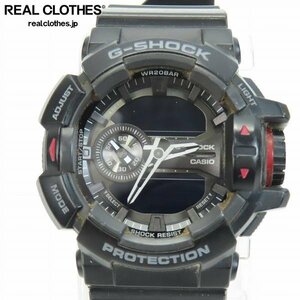 G-SHOCK/Gショック 大型ロータリースイッチ/ブラック GA-400-1BJF【動作未確認】 /000