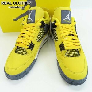 【未使用】NIKE/ナイキ AIR JORDAN 4 RETRO/エア ジョーダン 4 レトロ TOUR YELLOW CT8527-700/28.5 /080