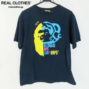 ☆BAPE×BBC/アベイシングエイプ×ビリオネアボーイズクラブ プリント 半袖 Tシャツ/L /LPL