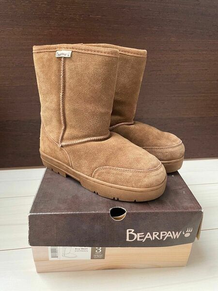 Bearpaw ベアパウ　ムートンブーツ ライトブラウン　22cm